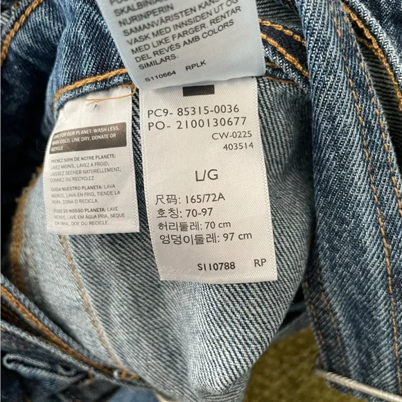 Levi's Women's Vintage Denim Jean Overalls Size Large - Picture 13 of 14